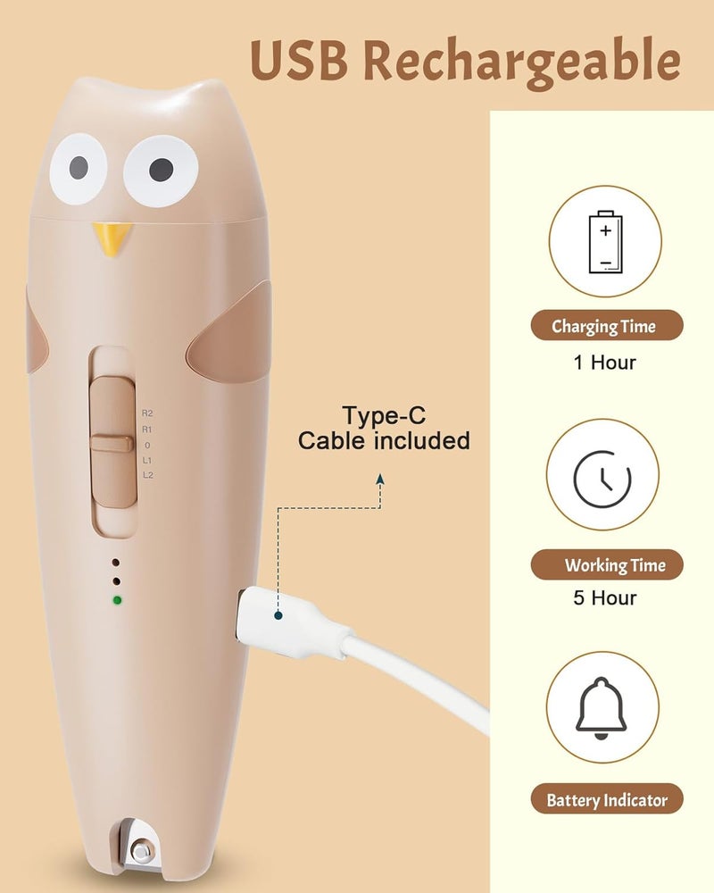 Lictin Baby Healthcare and Grooming Kit, 26 in 1 Rechargeable Baby Nail Trimmer Electric Set,Safe Baby Nail File with Auto Light, Newborn Baby Safety Care Set for Newborn Infant Toddlers Boys Girls - Image 5